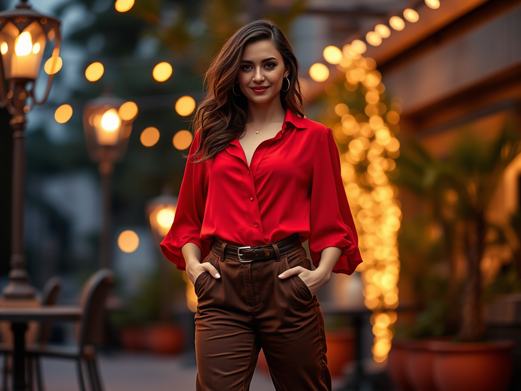 antilatrat.ro | Pantaloni maro pentru un look de seară: sugestii de topuri antilatrat.ro | Pantaloni maro pentru un look de seară: sugestii de topuri