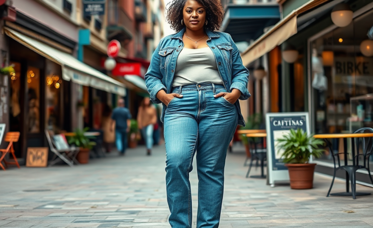 antilatrat.ro | Pantalonii din denim reciclat: o alegere sustenabilă pentru femeile pline